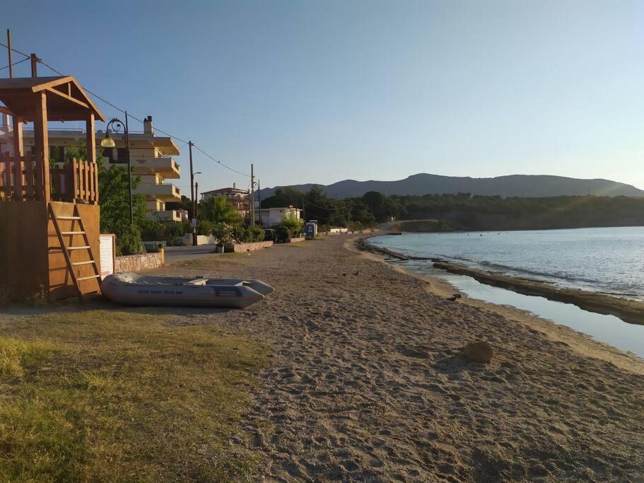 Modern Studio Next To The Sea! Pórto Ráfti Buitenkant foto